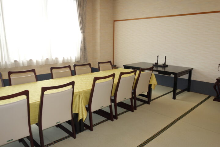 小室寺院 和室食事会場